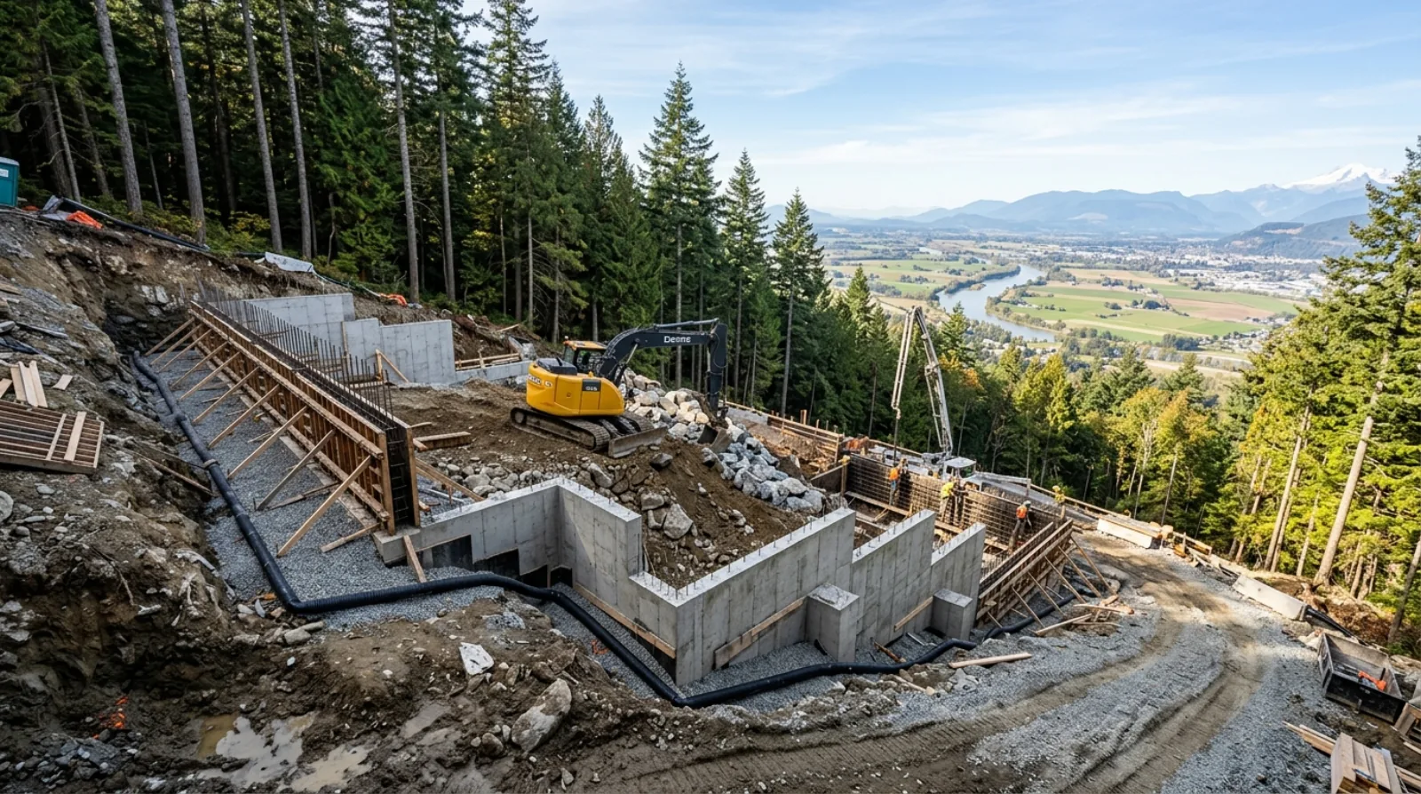 What a Sumas Mountain Hillside Build Actually Demands