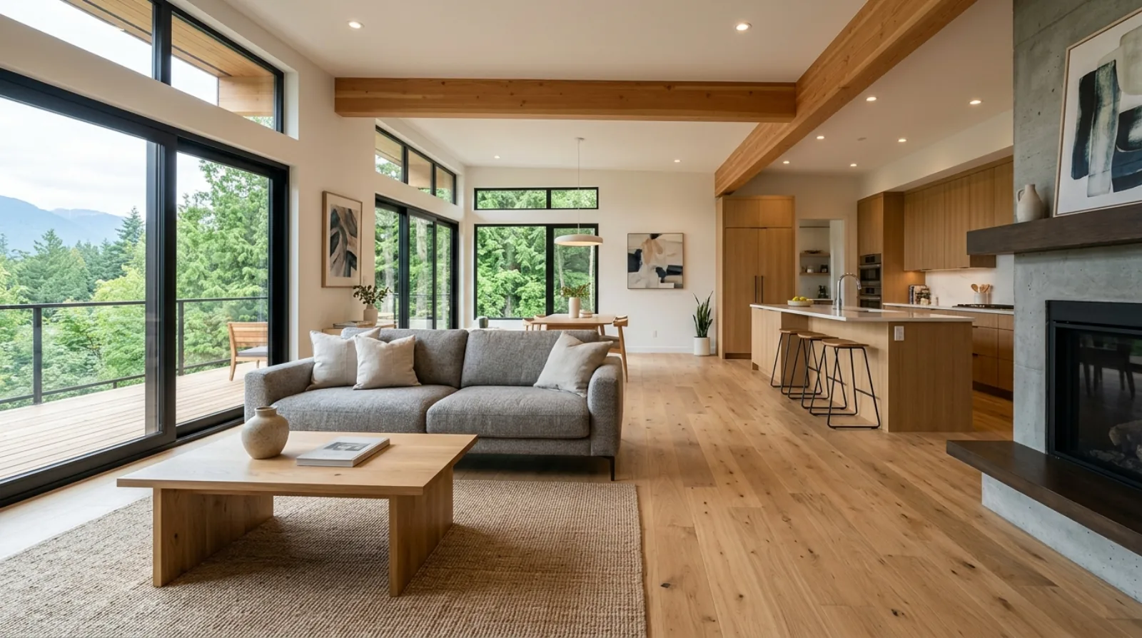 Flooring for a Burnaby custom home: what holds up on the Wet Coast