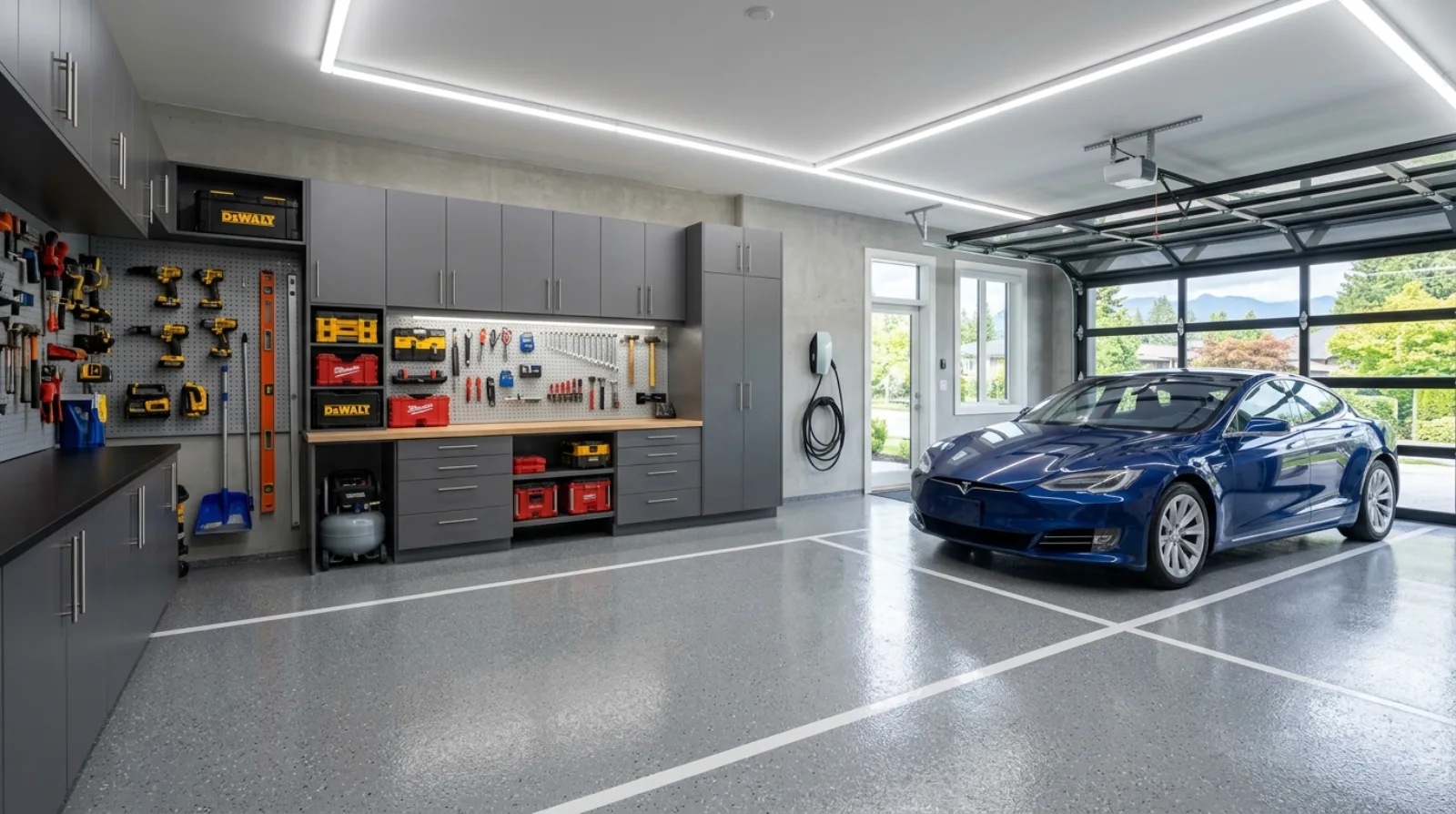 Designing a Garage That's Also a Real Workshop in a Burnaby Custom Home
