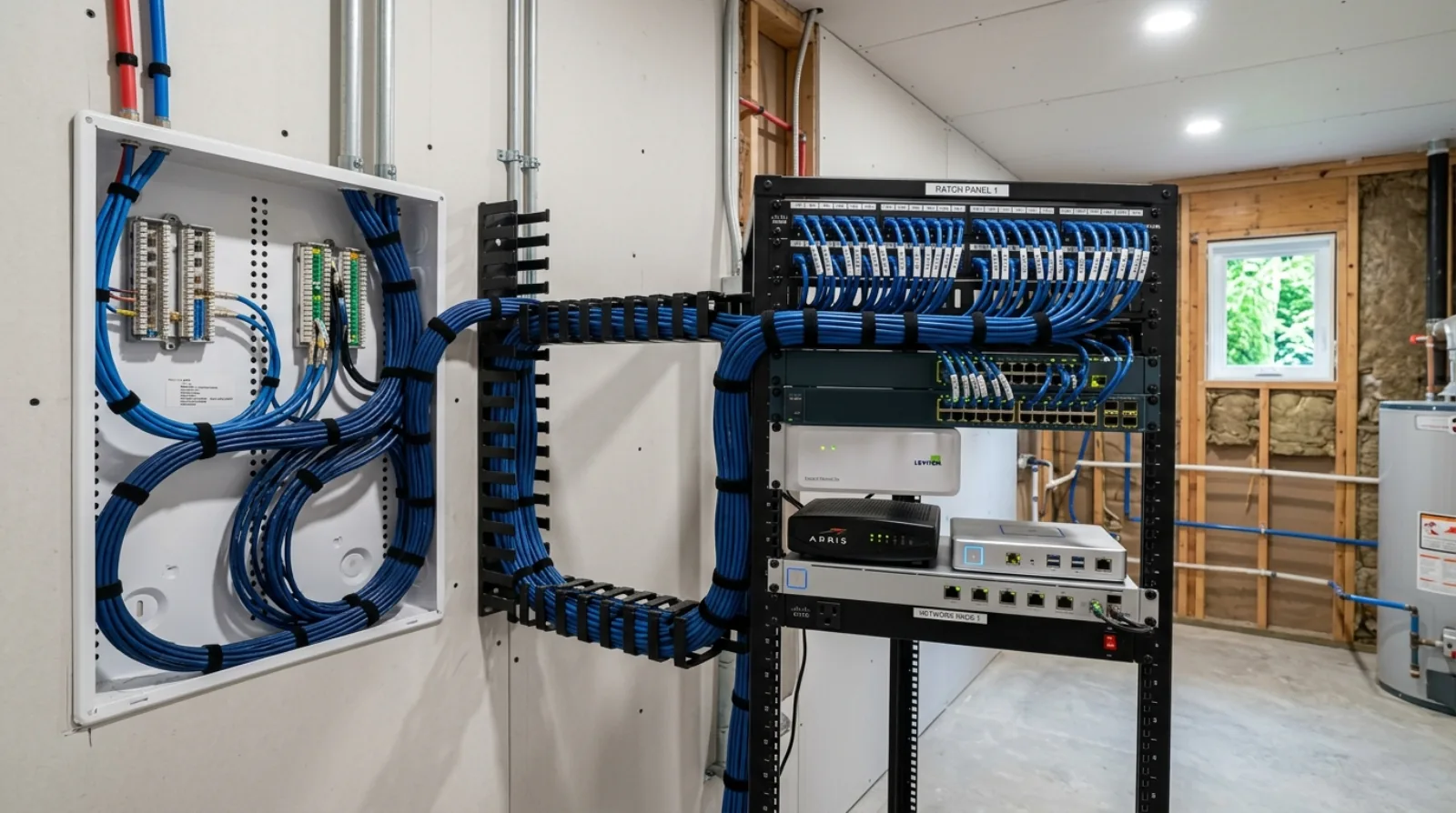 Wiring a Burnaby Custom Home for Smart-Home and Structured Cabling