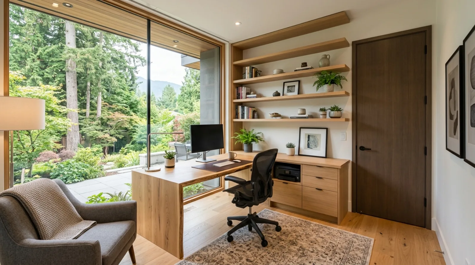 Designing a home office into a Burnaby custom home that actually works