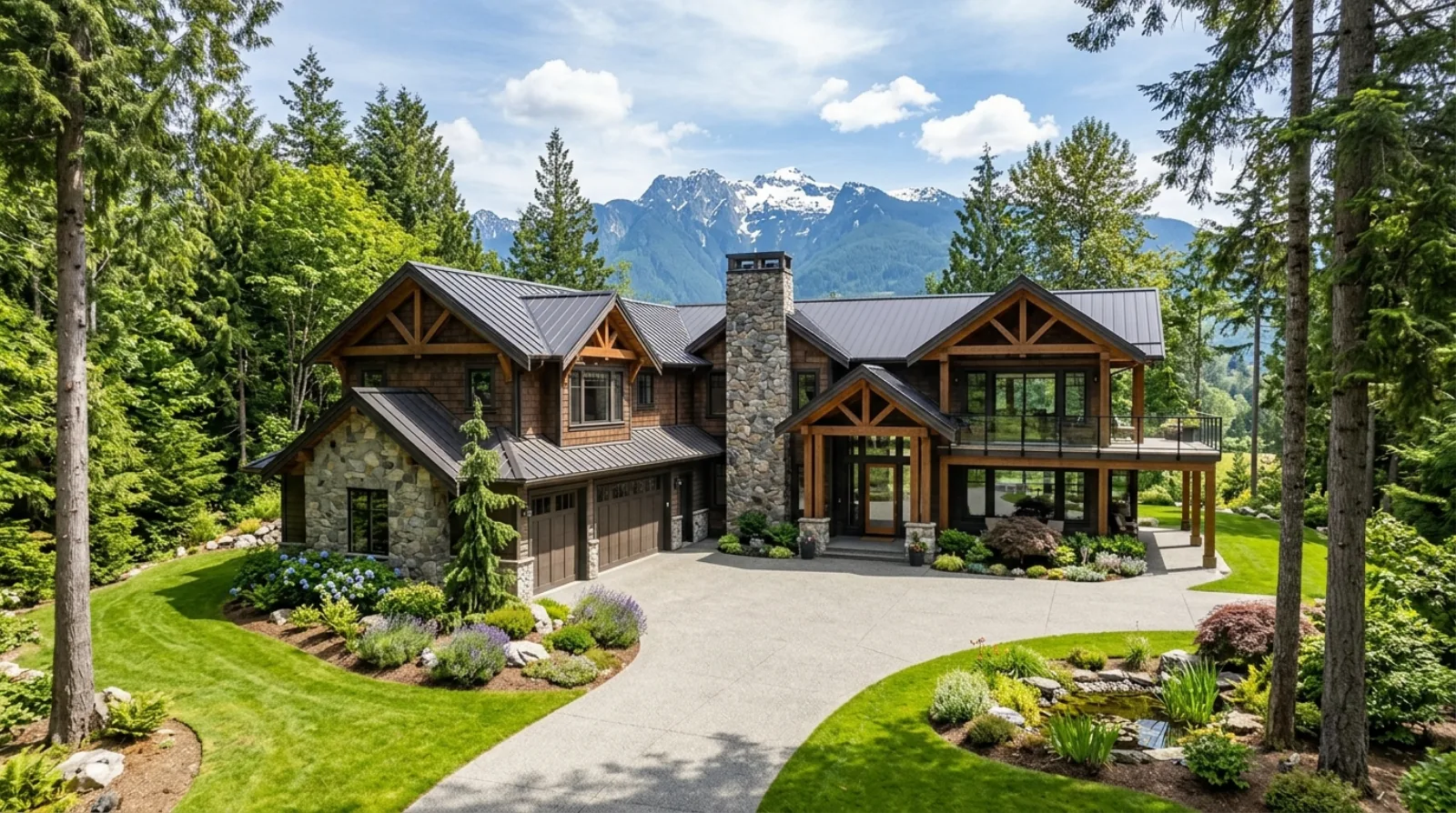 Building a custom home in Maple Ridge: acreage, treed slopes and rock