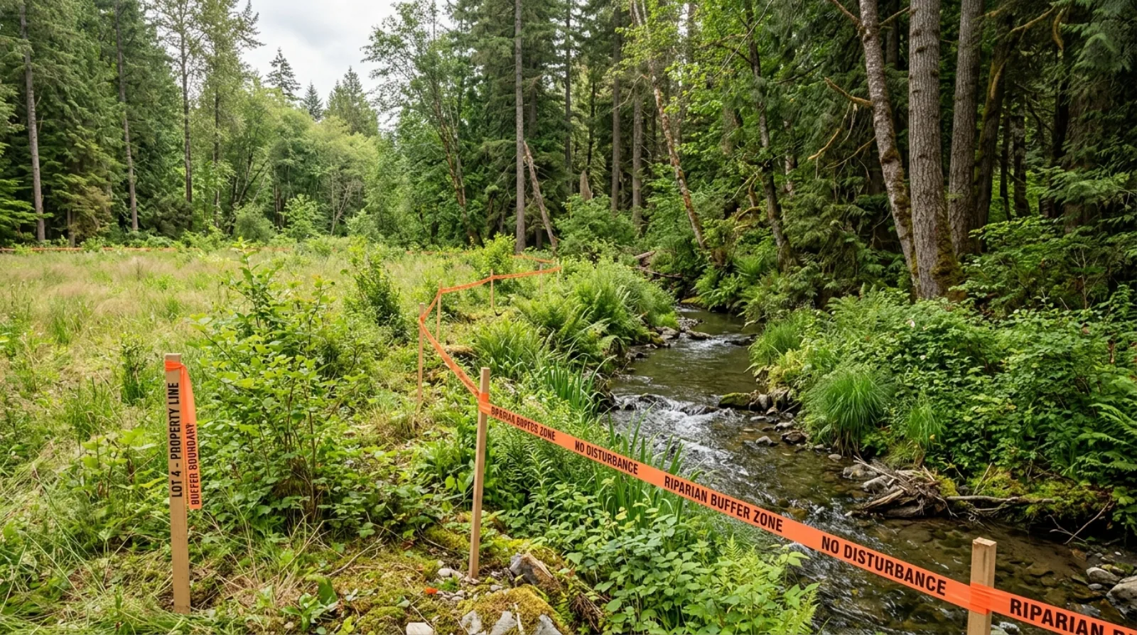 Building Near a Creek in BC: Riparian Setbacks and What They Change