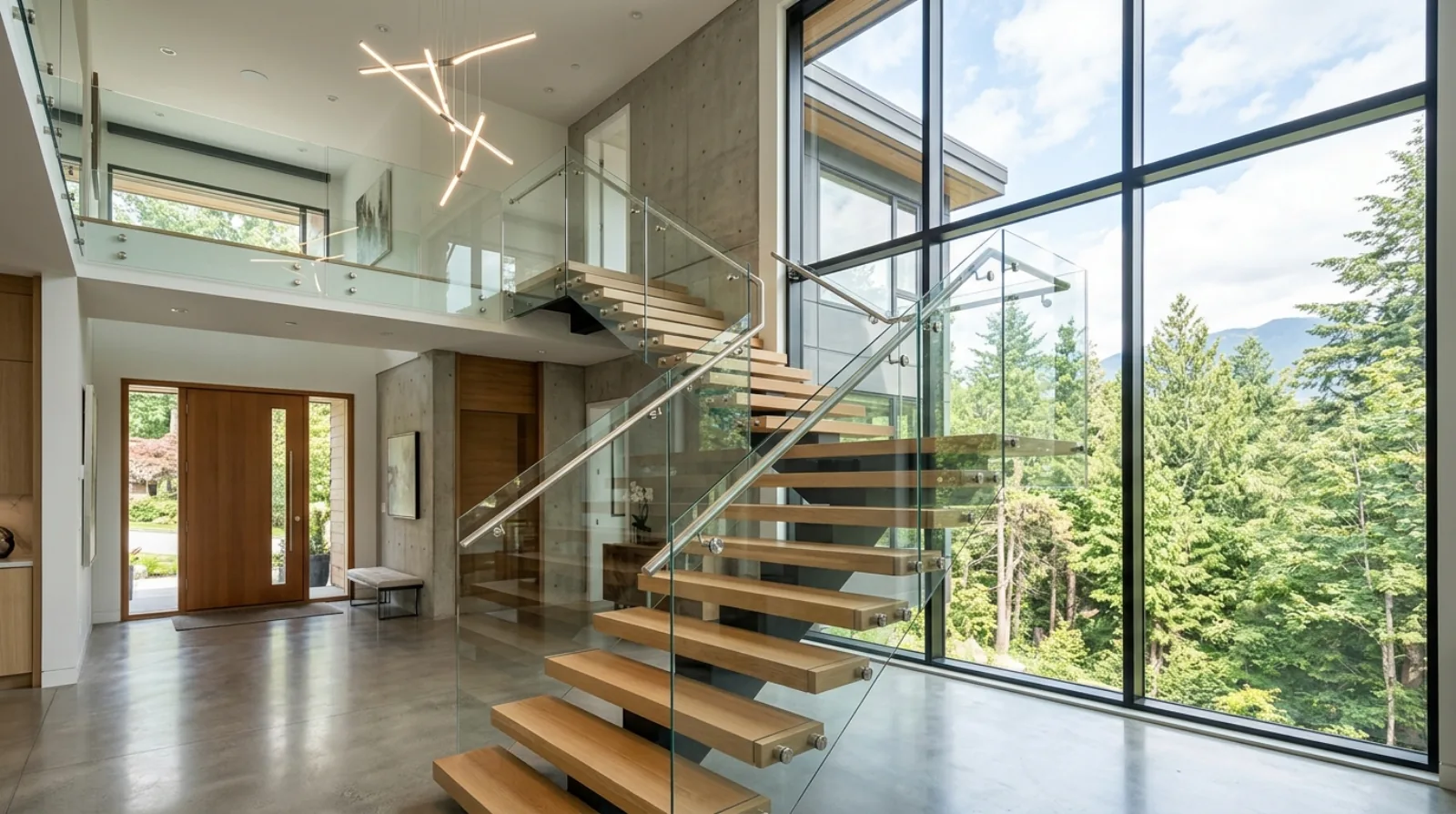 Staircase Design in a Burnaby Custom Home: Code, Light, and the Stair as Architecture