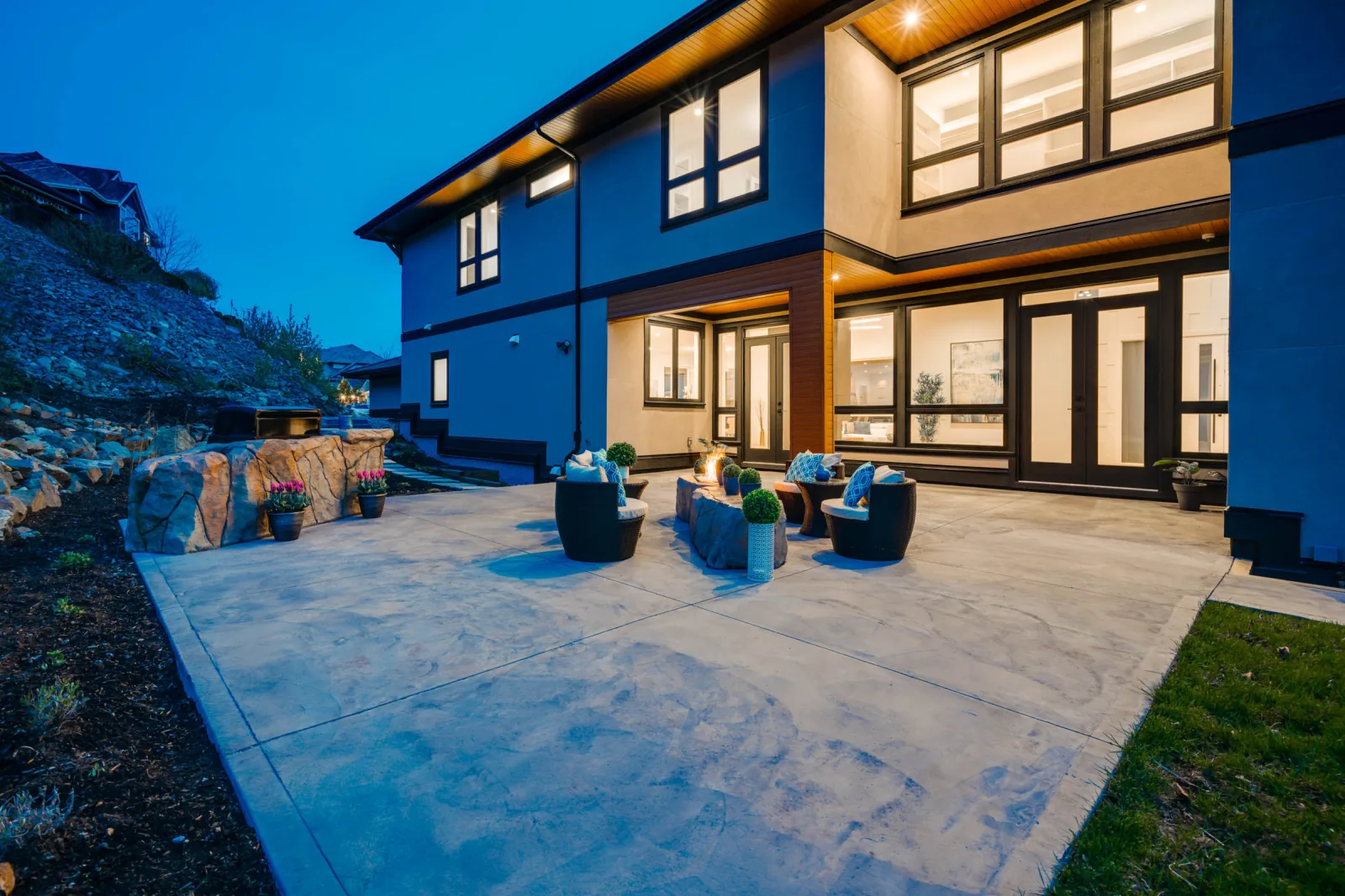 Eagle Mountain Contemporary, Coquitlam, BC detail view 2