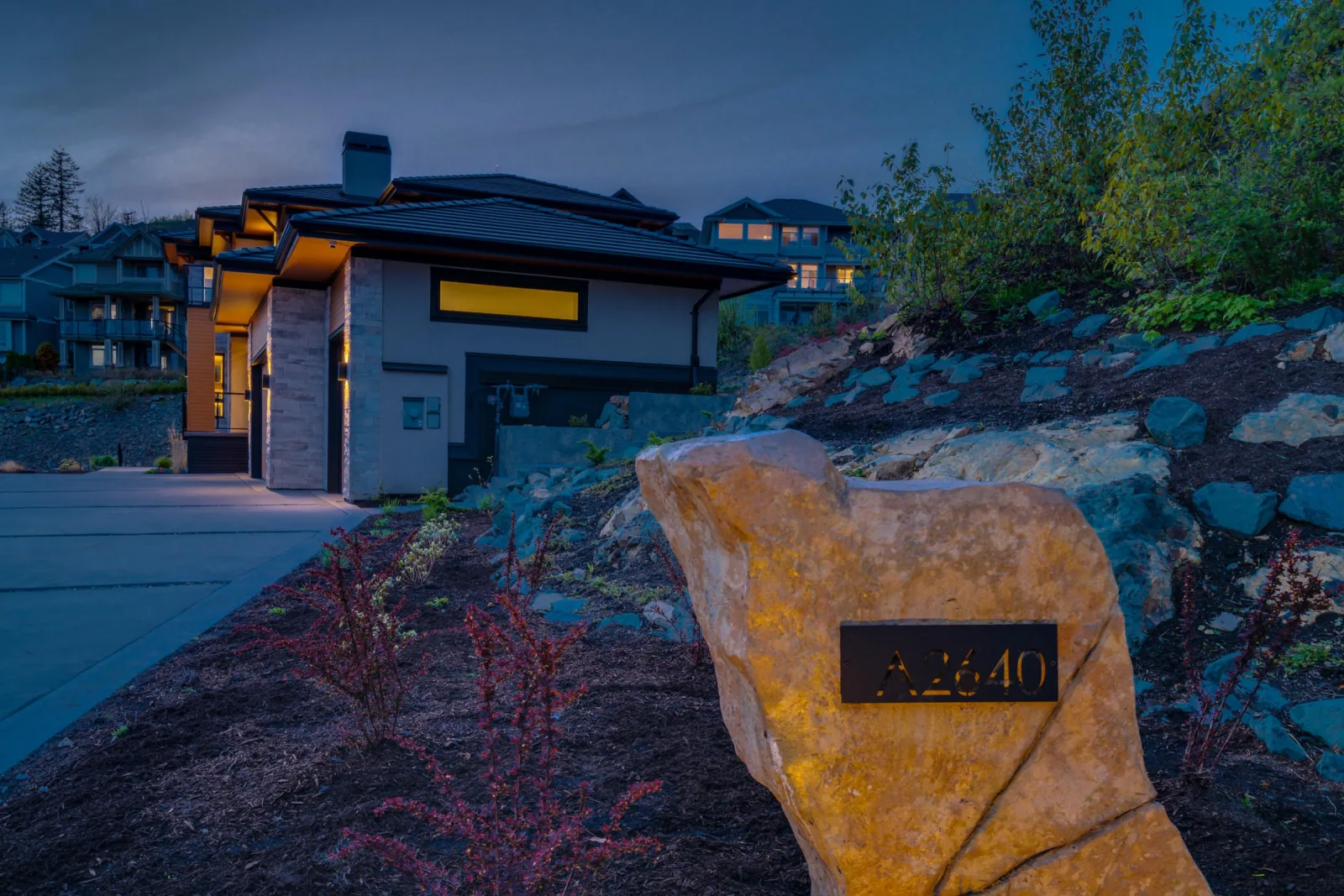 Modern custom home built by Icon Projects