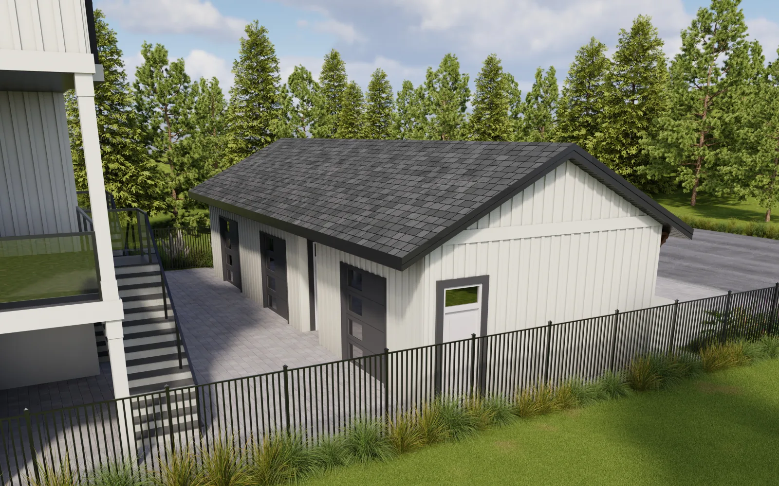 A private garage for every home, the small daily luxury of pulling in out of the Fraser Valley rain, yours alone.