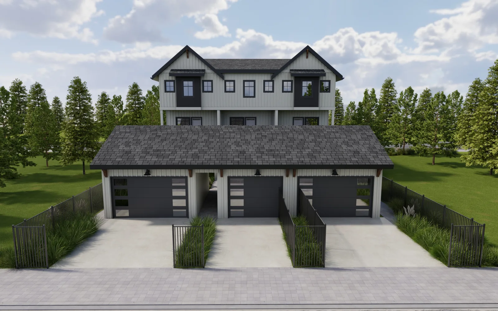 Out back, fenced yards and lower-level walk-outs open to the sky, the private outdoor life you rarely find in new Abbotsford multi-family homes.